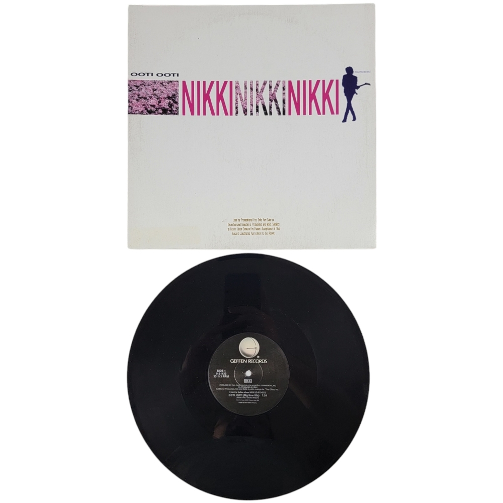 Nikki Ooti Ooti Promo Single Vinyl Geffen Records 1989